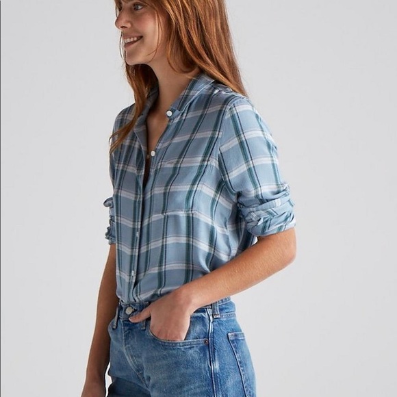 NWT - Women’s Lucky Brand Plaid Button Down Shirt - Picture 10 of 10